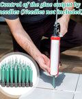 50 Pack Epoxy Mixing Nozzle Tips 3.5 Inch Static Spiral Nozzles With 16-Element Mixers For Smooth Resin Application, Durable, Mess Free, No Cleanup Needed, Ideal For Home DIY Projects. Used on a glue cartridge.