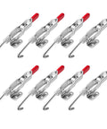 Heavy Duty J Hook Toggle Clamps 451 Type Bring Home Badass 330 Pound Locking Power Made From Rust Resistant Steel, 8 pack hooks.