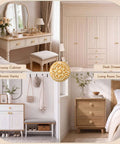 Deadset Classic Light Yellow Ceramic Cabinet Knobs Bundle Featuring 24 Round Vintage Drawer Pulls With Complete Mounting Hardware For Seamless Kitchen Makeover shown on various furniture.