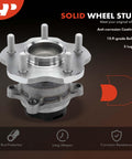 Rear Wheel Bearing And Hub Assembly 5 Lug Fit For Nissan Sentra 2013 2019, Heavy Duty Ball Bearing For Strong Axial And Radial Load