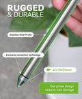 Soil Moisture Meter For Plants For Plant Parents, Accurate Plant Water Meter, stainless steel probe and zinc alloy sensor detail