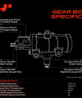 Detailed specifications of Heavy Duty Power Steering Gearbox for Chevy Camaro Chevelle El Camino Malibu Monte Carlo 1964 1976.