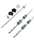 Dual 1500mm Linear Rail Kit With RM1605 1500mm Ballscrews BF12 BK12 End Supports DSG16H Nut Housing Coupling And 4 Slide Blocks
