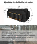 Tactical Stock Pack With Adjustable Cheek Rest Pouch For Long Action Rifles Right Hand Black Built From 500D Nylon