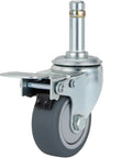 Set Of 4 Beefy 2 Inch Stem Caster Wheels Heavy Duty Swivel Locking Casters Seven Sixteenth Inch Stem Replacement Wheels