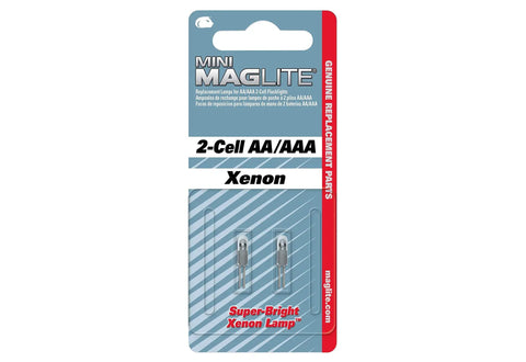 Replacement Xenon Lamp for Mini Two Cell AA and AAA Flashlight Premium OEM Quality Long Lasting Bright White Light Vacuum Sealed Design for Consistent Performance and Longevity
