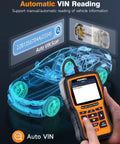NT510 Elite OBD2 Scanner For Porsche with VIN reading and vehicle diagnostics displayed on screen