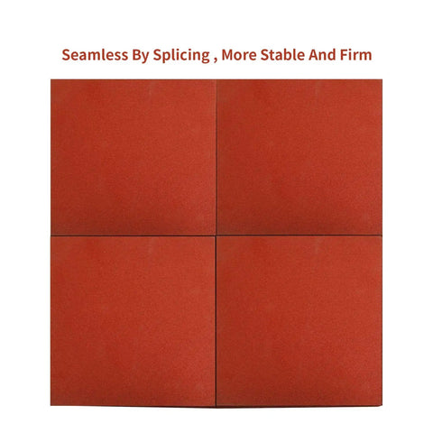 4 Pack 20x20 Inch Interlocking Rubber Floor Tiles 1 Inch Thick Non Slip Heavy Duty Mats for Indoor and Outdoor Use
