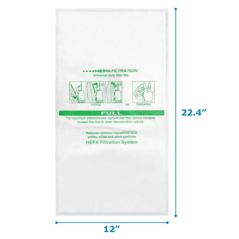 Vacuum bag from 15 Plus 5 Pack Vacuum Bags And Belts For Kirby Vacs Universal Cloth Bags Fit Sentria All Generations F Style