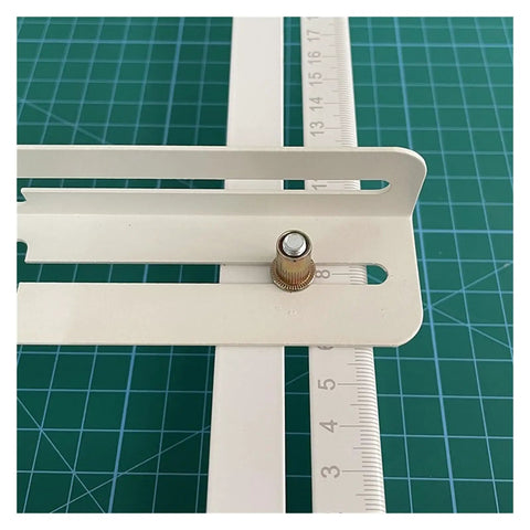 Upgrade set for Heavy Duty 125 Cm Acrylic Bender Machine with precise angle positioning bracket and measuring ruler.