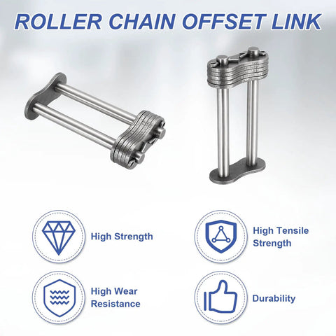 Heavy Duty Dtn G Iso Din 20B 3 Roller Chain Connecting Master Link With 1 25 Inch Pitch Manganese Steel Pin for industrial machinery