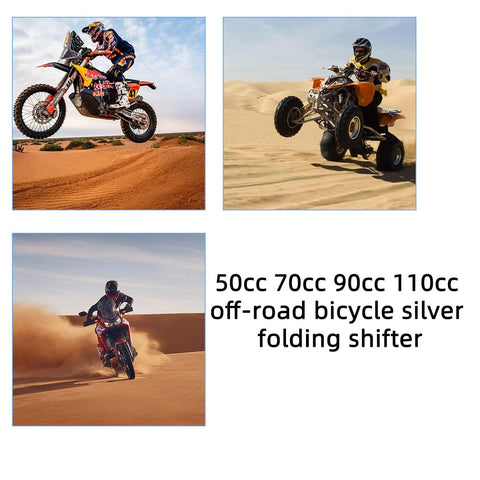 KHGUZ Folding Motorcycle Gear Shifter Lever Foldable Pedal Shifter Replacement For 50cc 70cc 90cc 110cc Pit Dirt Bikes