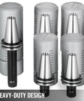 Cat40 Er16 Er32 Precision Collet Chuck Tool Holder Set For Cnc Lathe Milling Machine showing heavy-duty design and polished finishes.