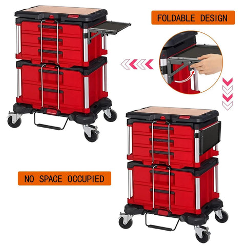 Foldable Magnetic Work Table For Milwaukee Packout Toolbox Heavy Magnetic Tool Tray No Drilling Required Converts Your Box