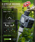 Programmable Sprinkler Timer For Garden And Lawn, No-Fuss Two Button Setup, Rain Delay, Manual And Automatic Watering Modes