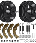 Electric Golf Cart Brake Drum Maintenance Kit For TXT PDS 1997 And Up Not For Gas Models with hub drums, shoes, springs visible