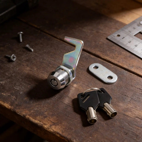 Tubular Cam Lock Kit Five Eighth Inch For Tool Boxes Drawers And Cabinets With Zinc Alloy Hook Lock Keyed Alike Includes Keys Secure Storage