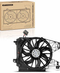 Heavy Duty Electric Radiator Cooling Fan Assembly Quick Swap For Cadillac Xlr And Chevrolet Corvette Oem Spec with wiring harness.