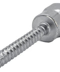 No Nonsense 3 8 Inch Threaded Rod Anchors For Wood Framing 1 4 By 2 Inch Vertical Fasteners Box Of 25 Silver Finish close-up image