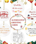 Image of white ceramic ornaments with various greetings for Xmas gifts. White Ceramic Ornaments Bulk Pack For Sublimation And Heat Press Printing 3 Inch Round Porcelain Ornament Blanks For DIY Xmas Gifts Personalize Christmas Tree Keepsakes Easy Custom Decor For Holiday Crafts