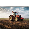 Soft Non Slip 63x48 Inch Area Rug For Living Room And Bedroom with tractor design, large modern doormat style, machine washable, flannel feel.