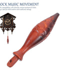Cuckoo Clock Hammer Replacement Set Of 2, 5.9 Inch Vintage Pendulum Accessory for Wooden Wall Clocks with close-up detail