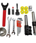 Killer Universal Tool Grinding Machine With 360 Degree Swivel Head And Slick Sharpening Action For Shop Floor Metal Blades Running At 2800 RPM Zero Hassle Works Great accessories including wrenches and holders.