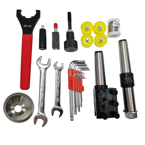Killer Universal Tool Grinding Machine With 360 Degree Swivel Head And Slick Sharpening Action For Shop Floor Metal Blades Running At 2800 RPM Zero Hassle Works Great accessories including wrenches and holders.