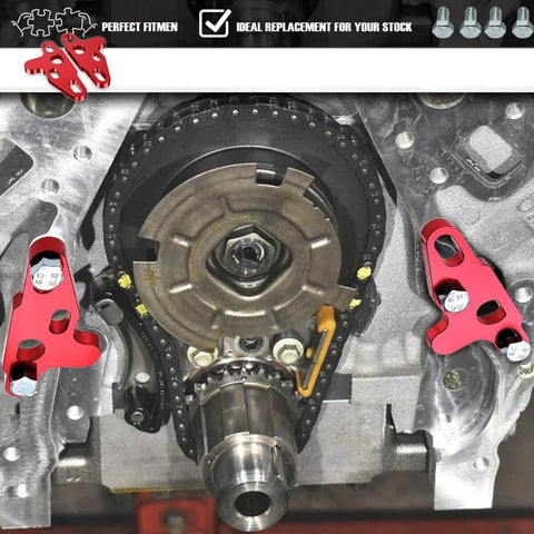 Two Piece Oil Pump Alignment Tool Kit, Billet Aluminum Guide for Gen V LT1 LT4 LT5 Engines, installed on engine