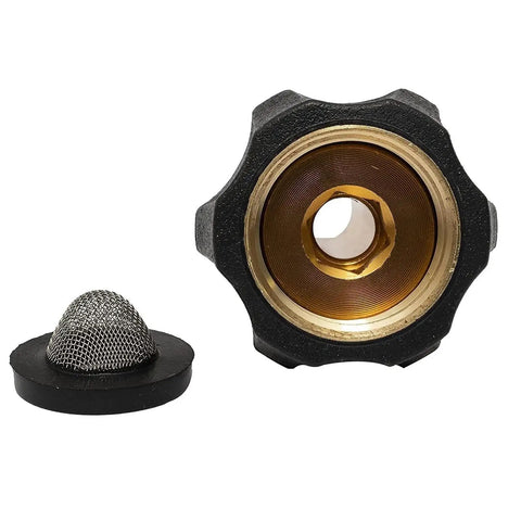 Brass Water Inlet Fitting For Pressure Washer 3/4 Inch Female To 3/8 Inch Male Quick Connect Durable Replacement Pump Part