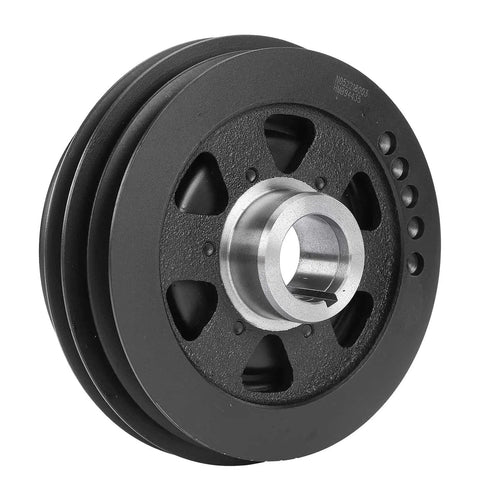 Engine Harmonic Balancer Crankshaft Pulley For Nissan Frontier And Xterra 1998-2004 2.4L L4 Gas Models front view