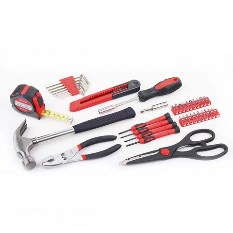 Must Have 39 Piece Home Tool Kit With Sturdy Toolbox Case For Quick Home Repairs Picture Hanging Screw Tightening Basic DIY Projects