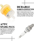 Beefed Up High Performance 6 Pin AC CDI Box Ignition Coil Kit With A7TC Spark Plug and durable fuel filter components
