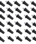 30 Piece Premium Cabinet Door Damper Pins Telescopic Pivot Hardware Nylon Center Connectors arranged in a grid pattern.