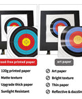 Comparison of Pro Grade Backyard Archery Target Paper 31.5 By 31.5 Inches Thick 14mm wood-free and art paper