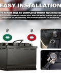 Must Have Battery Terminal Shim Set For Fixing Loose Terminals On Cars Trucks And Boats in installation process