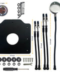 Pro Grade Soldering Helping Hands With Magnifying Glass And Four Flexible Arms Third Hand Stand Kit components layout