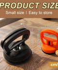 Dent Puller Kit 3 Pack With One Large Black Suction Cup And Two Small Orange Cups For Paintless Car Dent Repair Glass Lifting