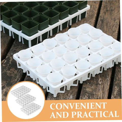 Three Piece Greenhouse Germination Rack Set With Easy To Use Planting Trays And Lightweight Nursery Sowing Brackets For Indoor Gardening And Seed Propagation