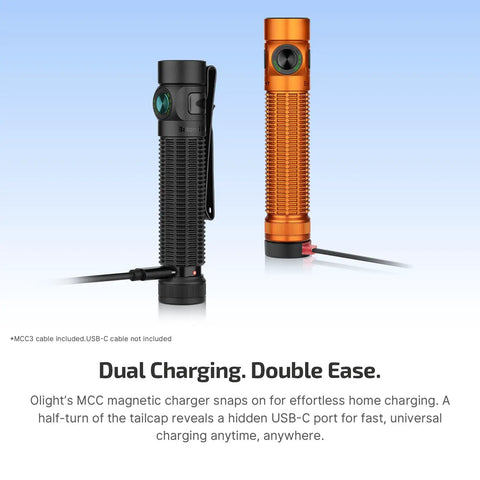 Baton4 Pro EDC Flashlight Tiny Pocket Sized 1600 Lumen LED Light With Tactical Switch and Magnetic USB C Dual Charging