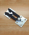 Easy Install Sectional Sofa Connector Clips Durable Couch Joint Snap Bracket Pins on wooden surface