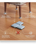 Blue PTFE Furniture Sliders Self Adhesive Floor Protectors For Hardwood Laminate And Vinyl Floors Heavy Duty Glide Pads Scratch Proof