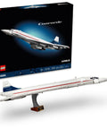 Iconic Concorde Model Aircraft Building Kit For Adults With Realistic Details And Functional Pieces on display stand