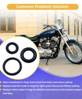 Fuel Line Quick Disconnect O Ring Kit For 2001 And Newer EFI Motorcycles, Complete Set With Fuel Tool Check Valve O Rings on bike