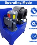 Heavy Duty Automatic Electric Hydraulic Hose Crimping Machine 3600KN with foot switch and motor for manual and automatic operation.