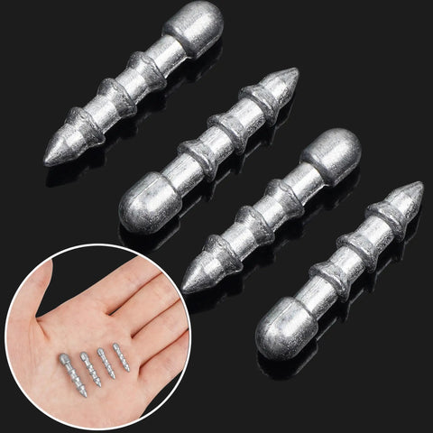 Pro Grade Nail Weights Kit For Bass Fishing 45 Piece Pencil Sinker Set For Soft Plastic Lures Neko Rig And Wacky Rig Weights