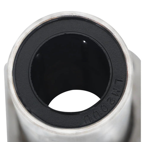 Square Flange Linear Ball Bearing 20mm ID 32mm OD 80mm Length With Steel Cage Pro Grade Linear Motion Bearing For 3D Printers And CNC Routers High Precision Alignment And Smooth Movement close-up