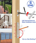 30 Pairs One Eighth Inch Cable Railing Hardware Kit With Swage Toggle Turnbuckle For Wood Posts, T316 Stainless Steel Deck And Stairs System