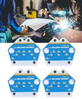 Heavy Duty 4 Piece Magnetic Welding Positioner Kit With Strong Suction Holds Up To 13KG for precise multi-angle welding.