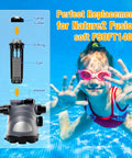 Diagram of Replacement Cell Kit For Nature2 Fusion Soft FSOFT1400 Compatible Electrolytic Cell And O Ring in pool setting